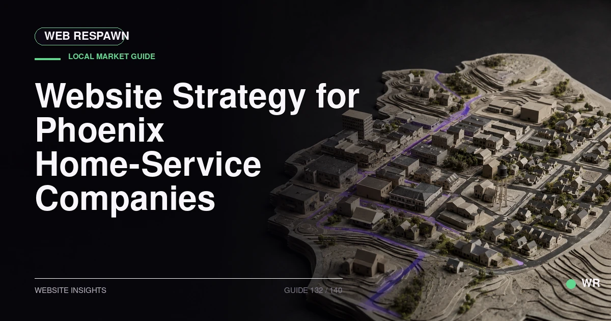 Website Strategy for Phoenix Home-Service Companies — Web Respawn guide