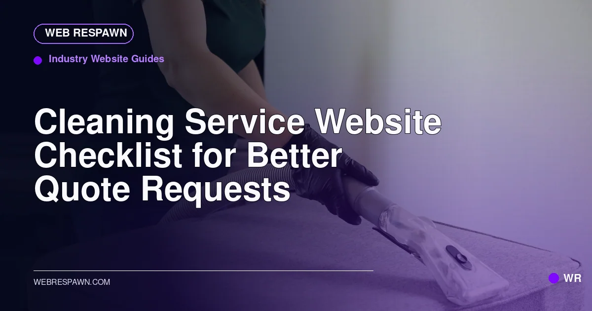 Web Respawn sharing image for /post/cleaning-service-website-design-guide