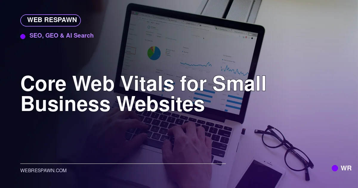 Web Respawn sharing image for /post/core-web-vitals-for-small-business-websites