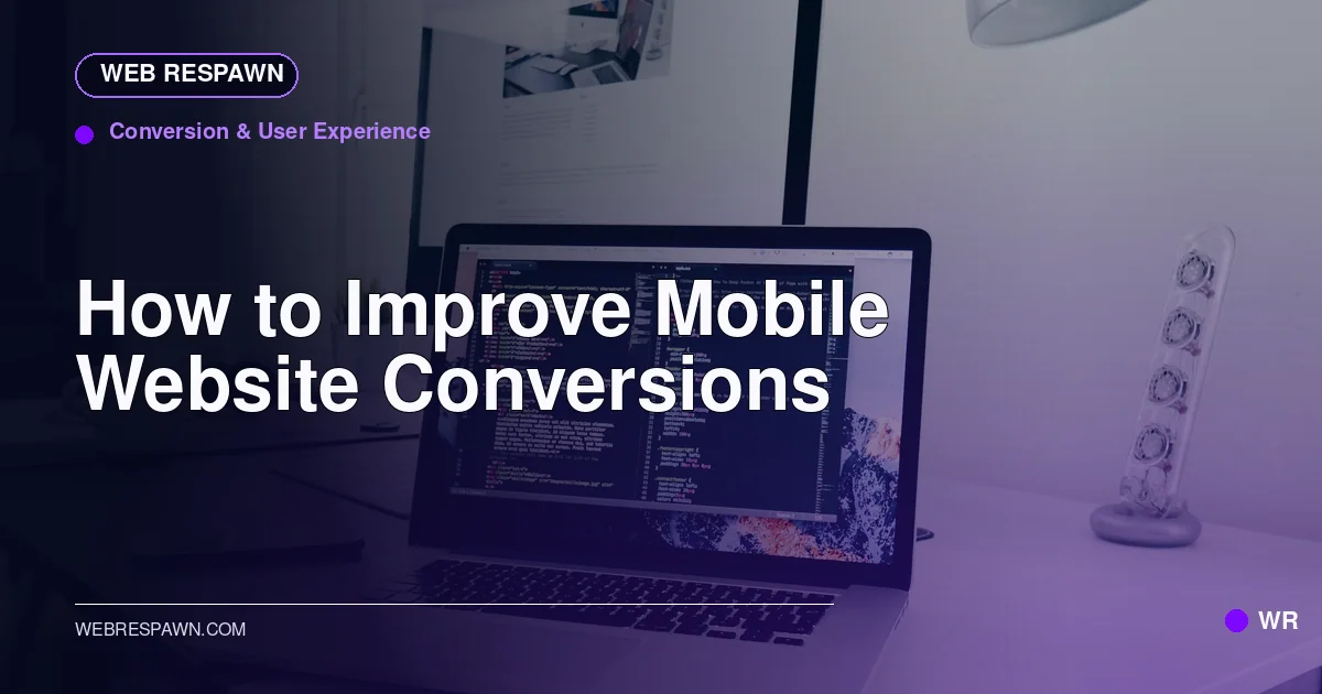 Web Respawn sharing image for /post/how-to-improve-mobile-website-conversions