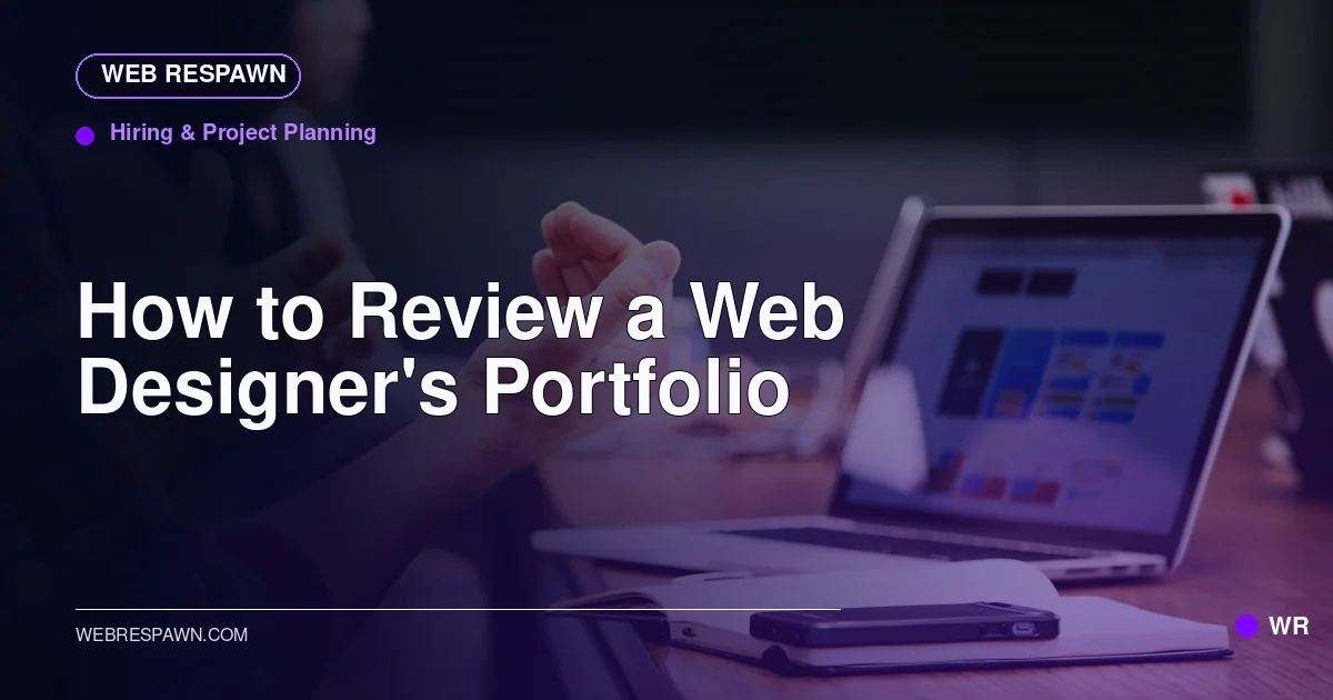 Web Respawn sharing image for /post/how-to-review-a-web-design-portfolio
