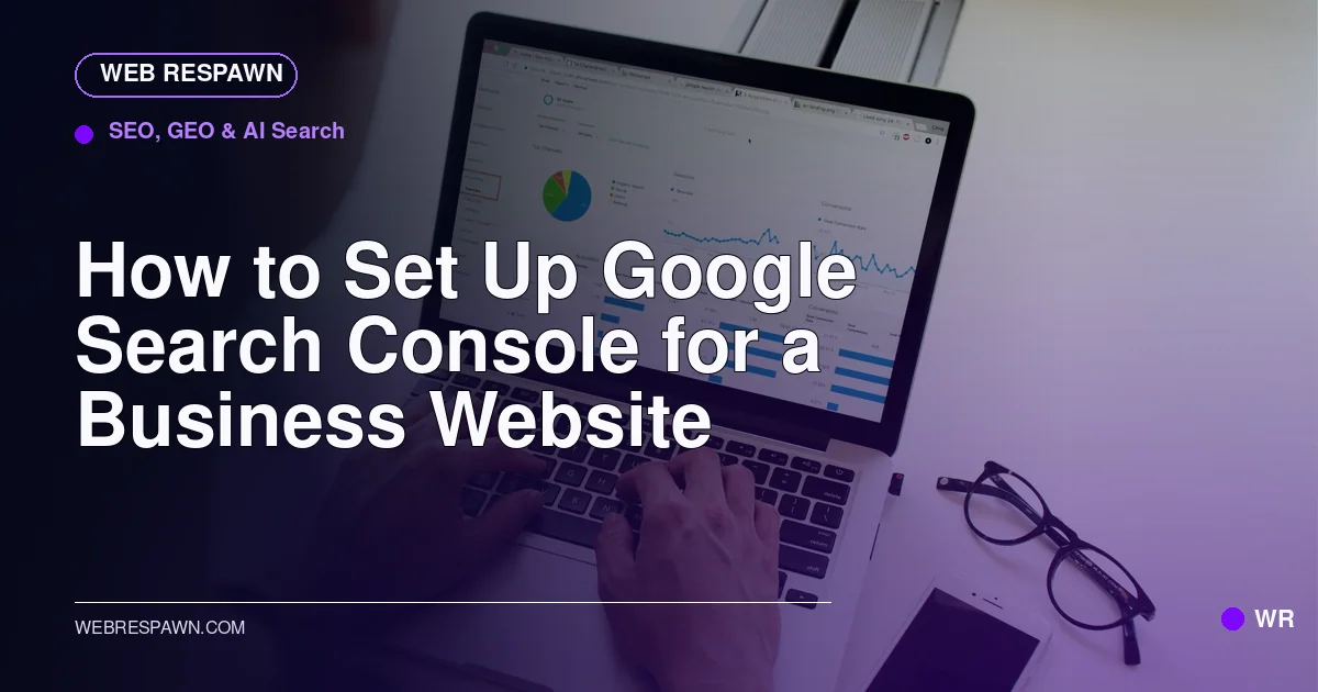 Web Respawn sharing image for /post/how-to-set-up-google-search-console-for-a-business-website