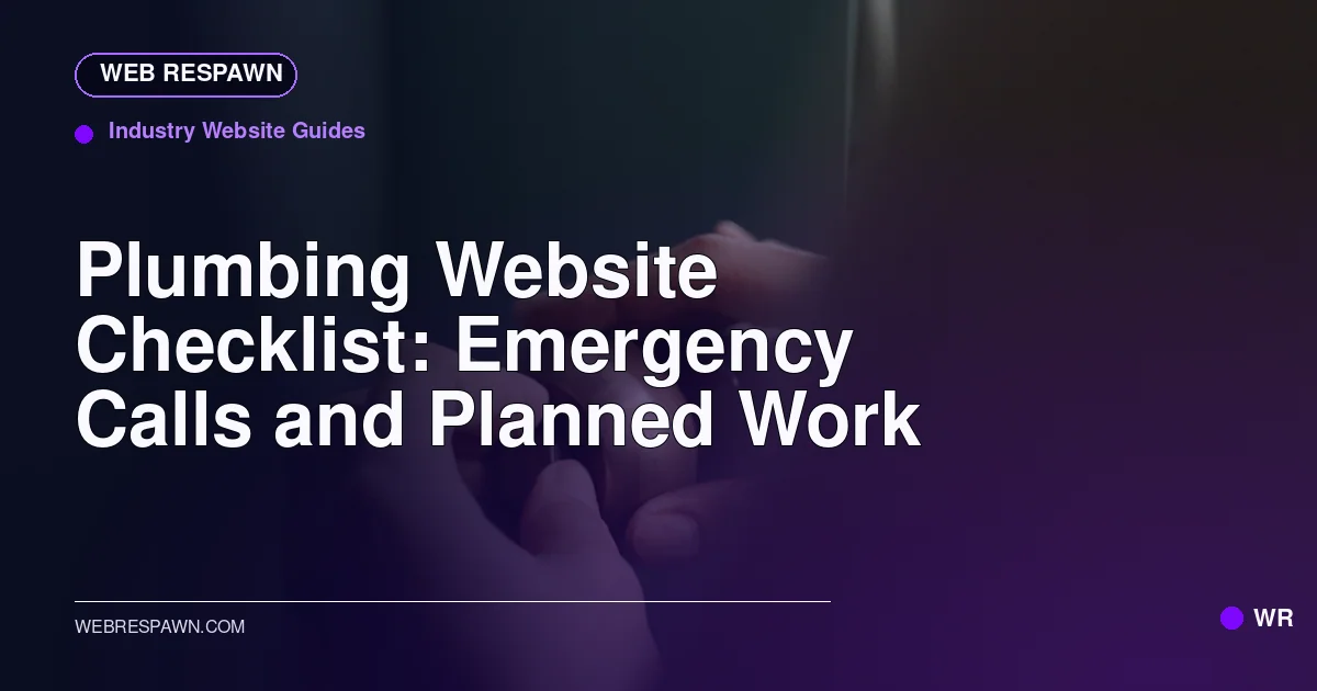 Web Respawn sharing image for /post/plumbing-website-design-guide