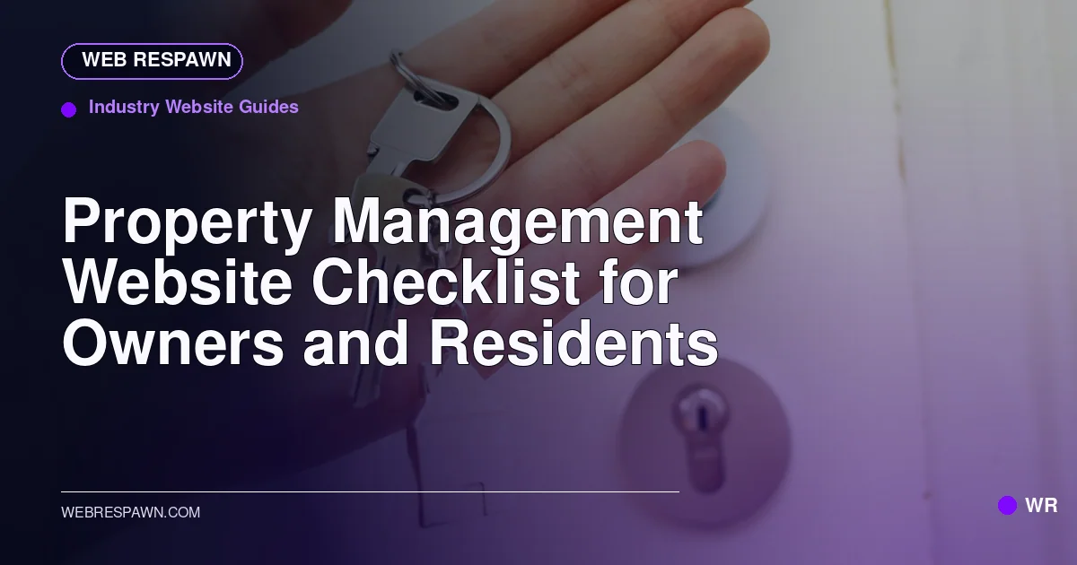 Web Respawn sharing image for /post/property-management-website-design-guide