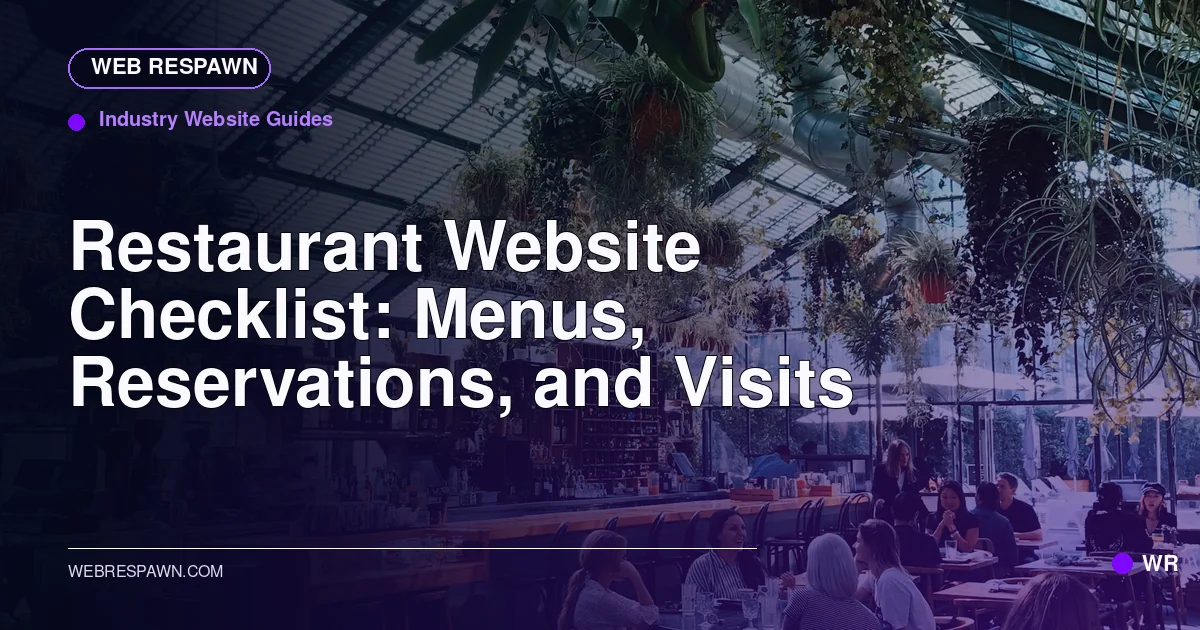 Web Respawn sharing image for /post/restaurant-website-design-guide