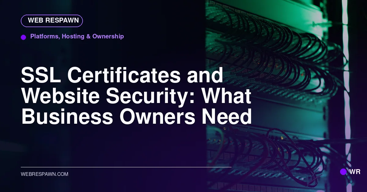 Web Respawn sharing image for /post/ssl-certificates-and-website-security