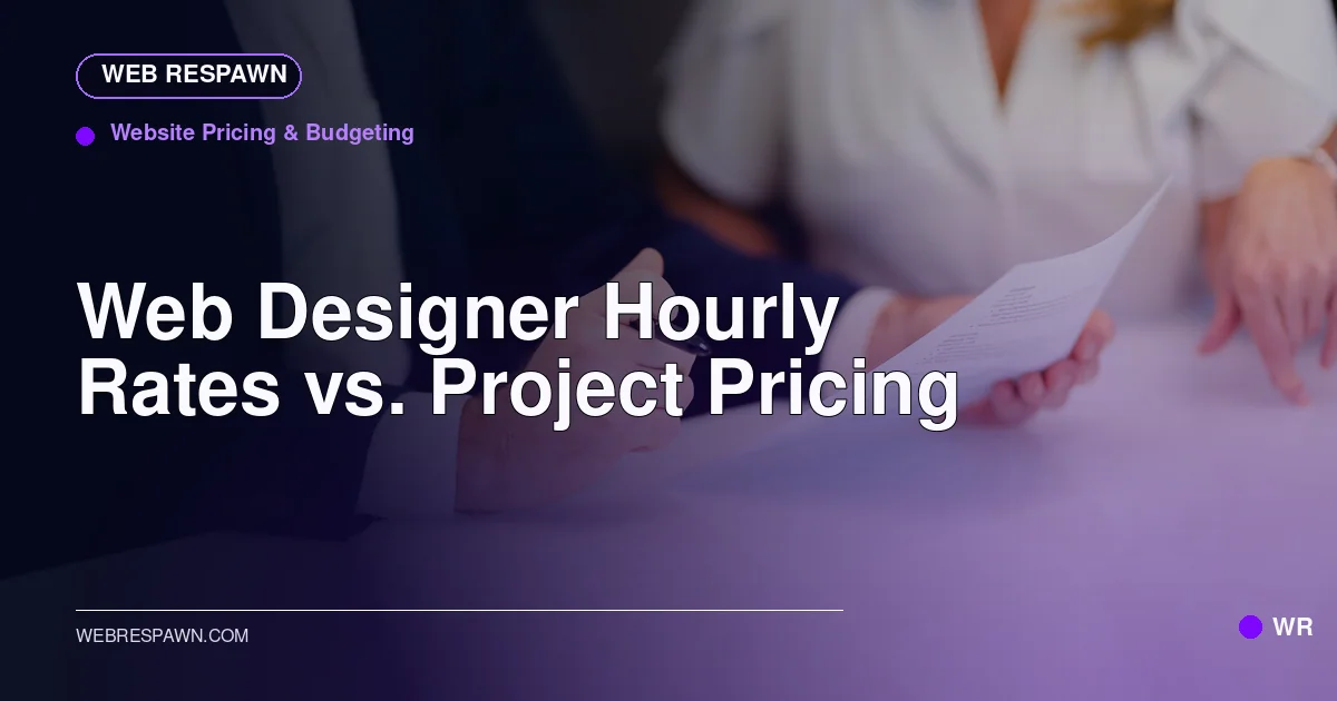 Web Respawn sharing image for /post/web-designer-hourly-rate-vs-project-price