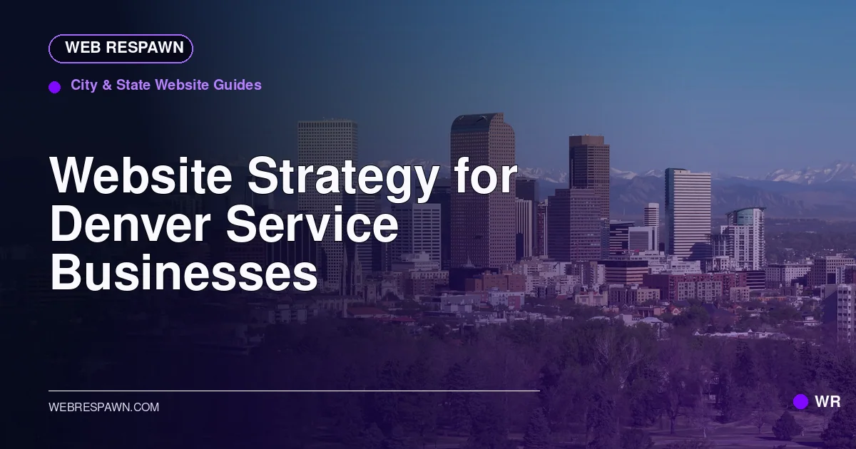 Web Respawn sharing image for /post/website-design-for-denver-service-businesses