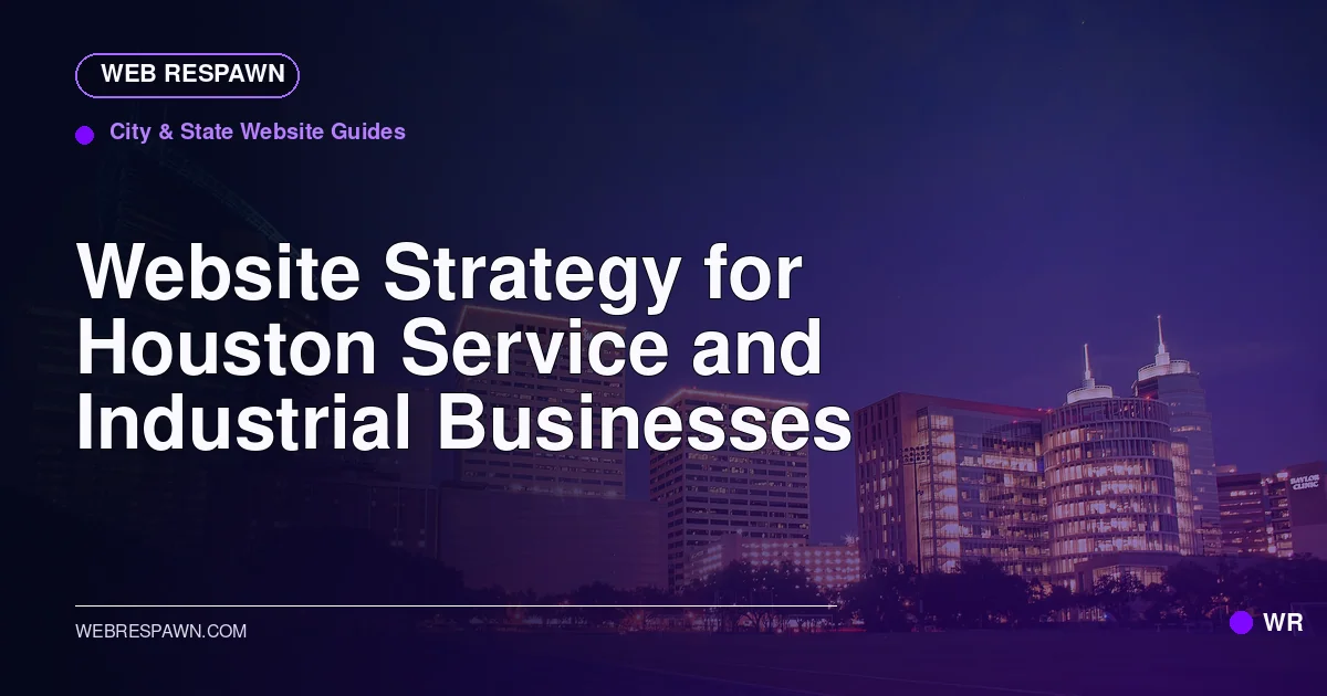 Web Respawn sharing image for /post/website-design-for-houston-service-businesses