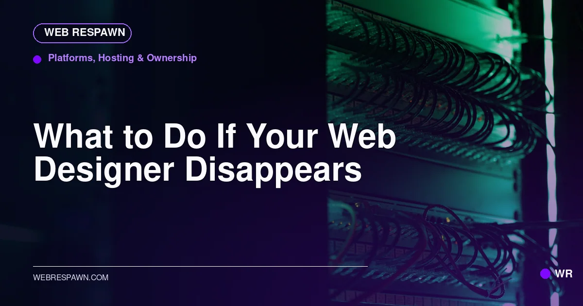 Web Respawn sharing image for /post/what-happens-if-your-web-designer-disappears