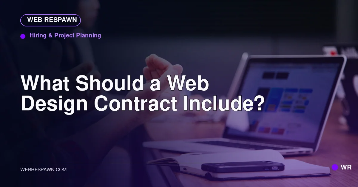 Web Respawn sharing image for /post/what-should-a-web-design-contract-include
