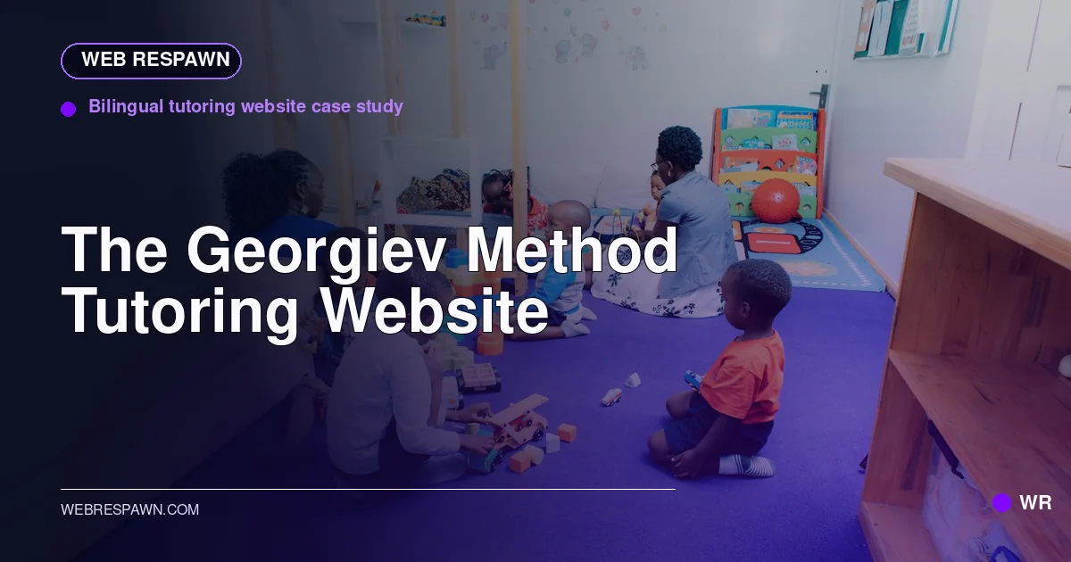 Web Respawn sharing image for /work/the-georgiev-method-tutoring-website-design