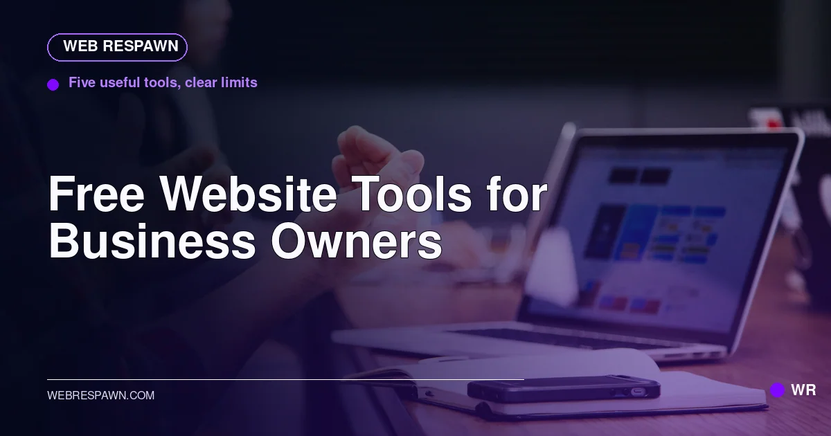 Web Respawn sharing image for /tools