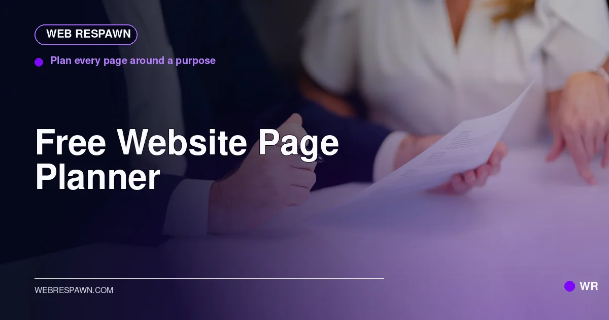 Web Respawn sharing image for /resources/website-page-planner