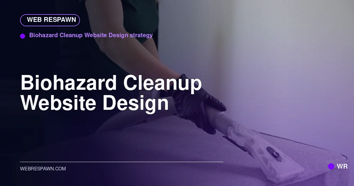 Web Respawn sharing image for /industries/biohazard-cleanup-website-design