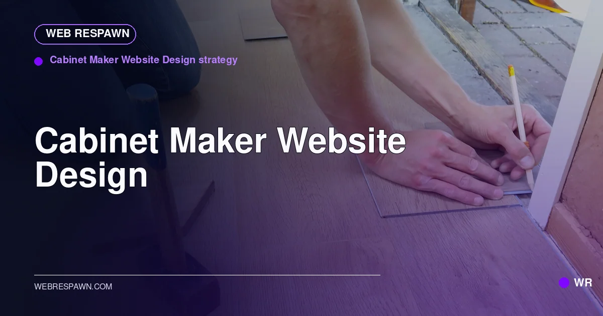 Web Respawn sharing image for /industries/cabinet-maker-website-design