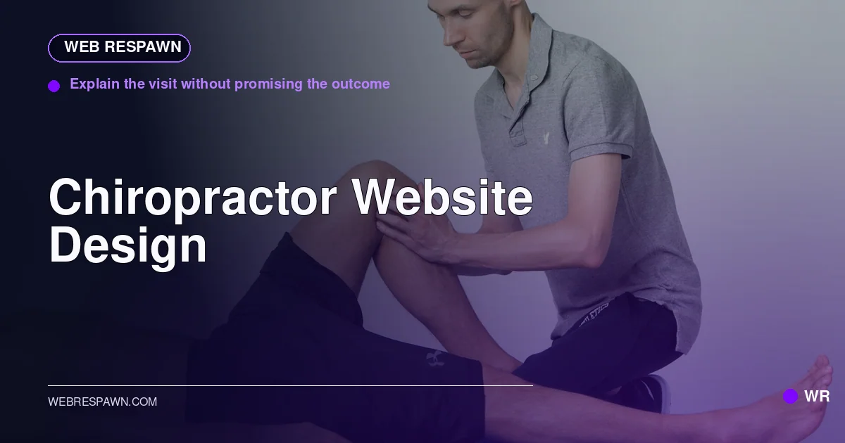 Web Respawn sharing image for /industries/chiropractor-website-design