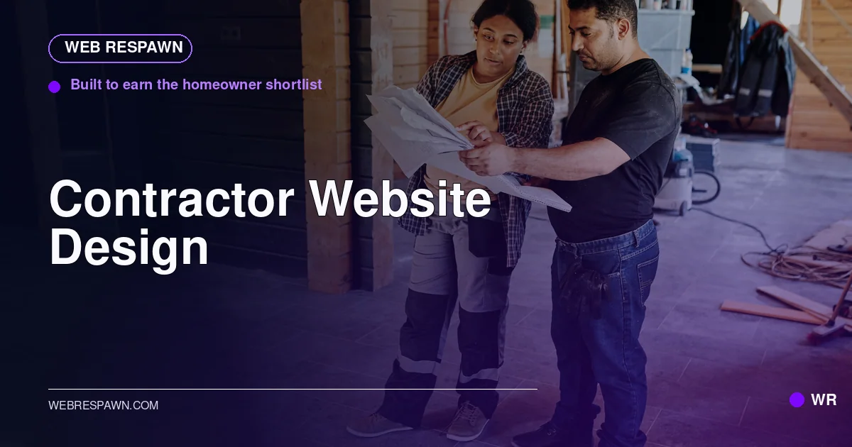 Web Respawn sharing image for /industries/contractor-website-design