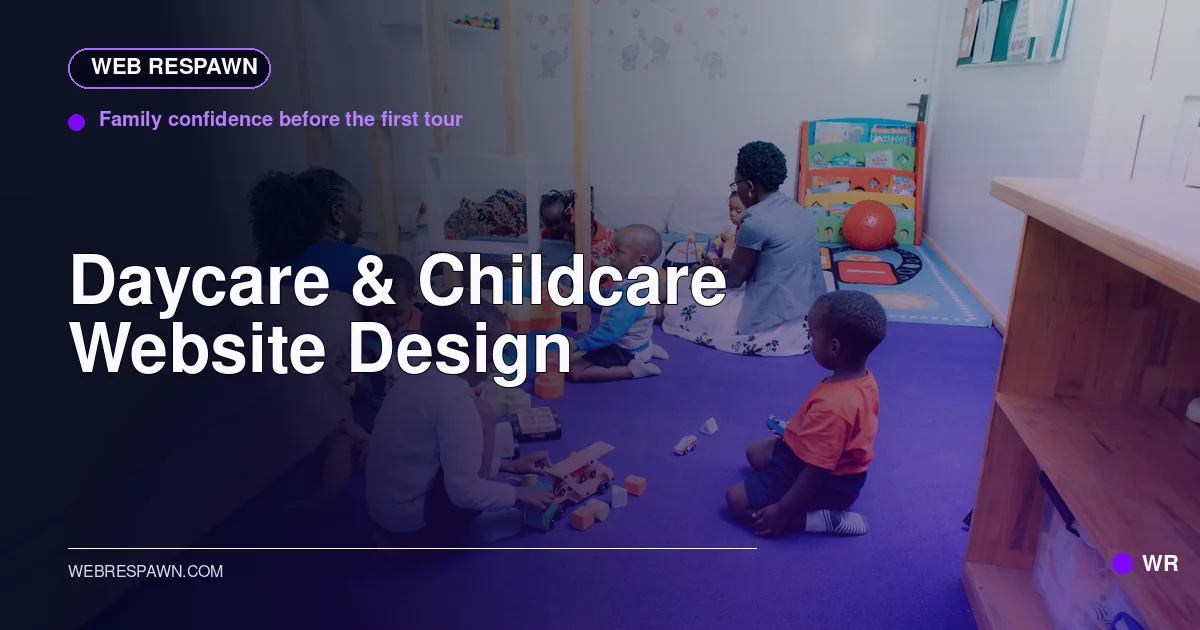 Web Respawn sharing image for /industries/daycare-website-design