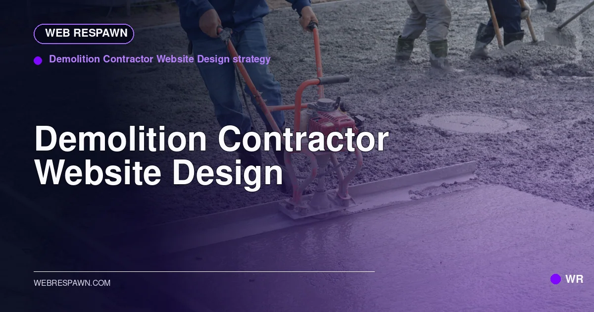 Web Respawn sharing image for /industries/demolition-contractor-website-design