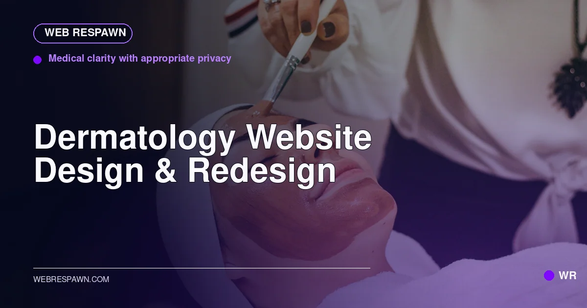 Web Respawn sharing image for /industries/dermatologist-website-design
