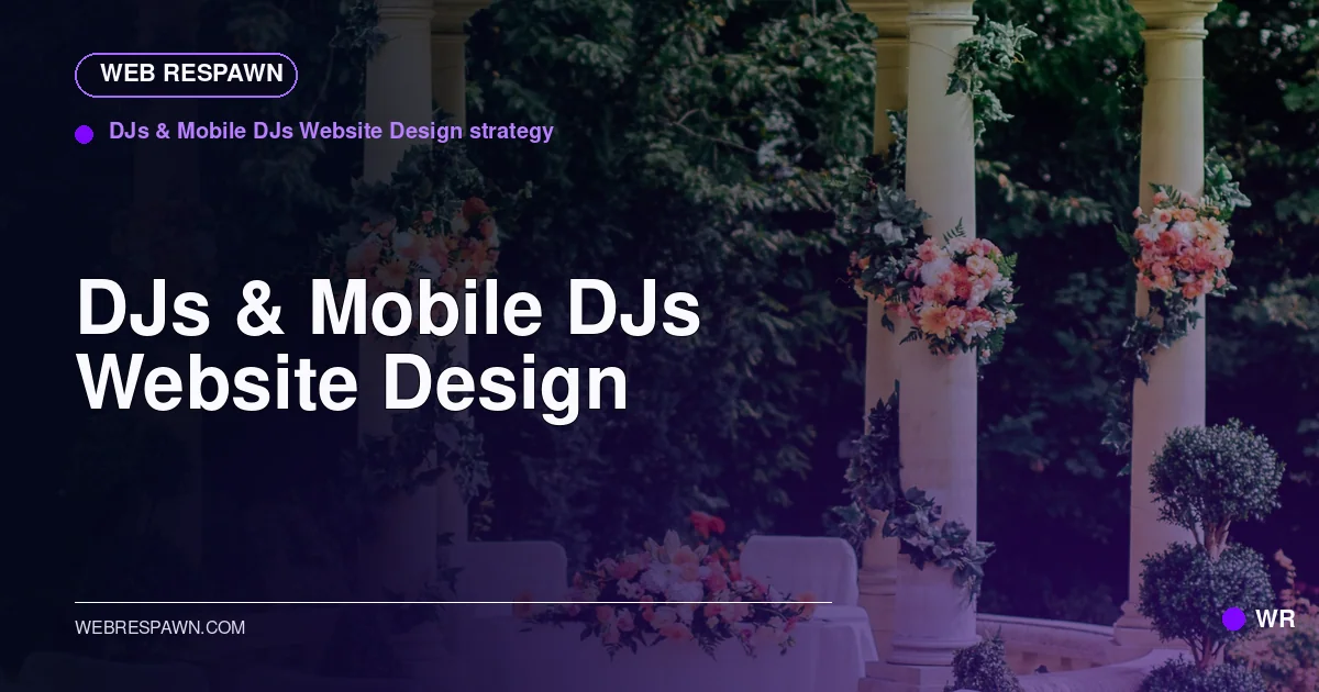 Web Respawn sharing image for /industries/dj-website-design