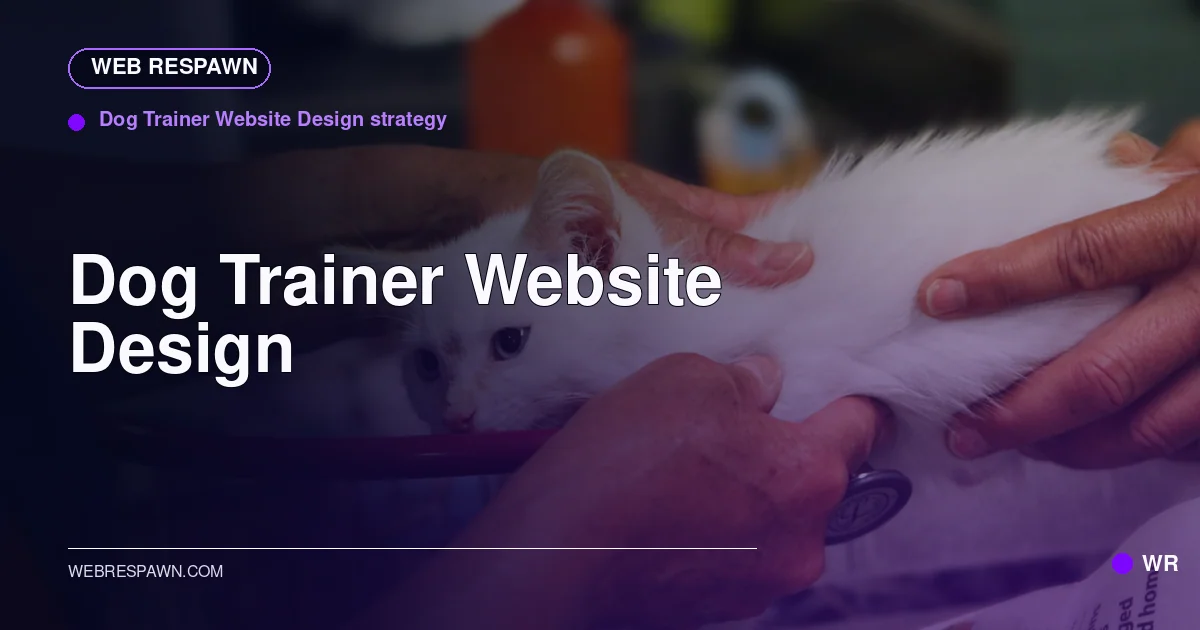 Web Respawn sharing image for /industries/dog-trainer-website-design