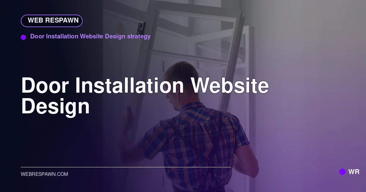 Web Respawn sharing image for /industries/door-installation-website-design