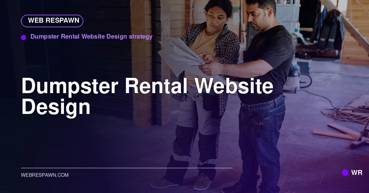 Web Respawn sharing image for /industries/dumpster-rental-website-design
