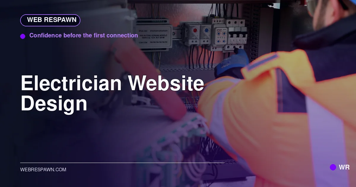 Web Respawn sharing image for /industries/electrician-website-design