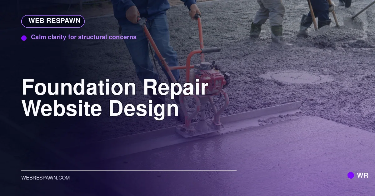 Web Respawn sharing image for /industries/foundation-repair-website-design