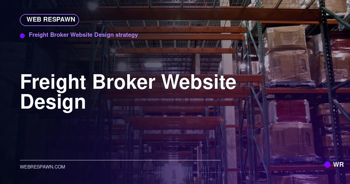 Web Respawn sharing image for /industries/freight-broker-website-design