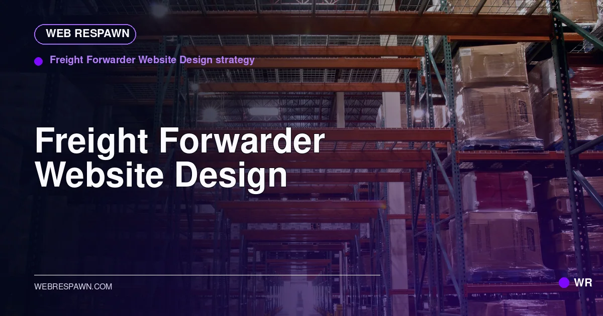 Web Respawn sharing image for /industries/freight-forwarder-website-design