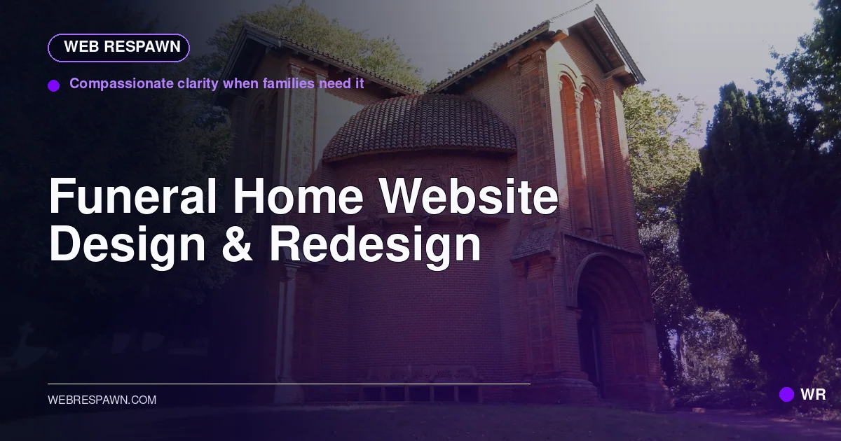 Web Respawn sharing image for /industries/funeral-home-website-design