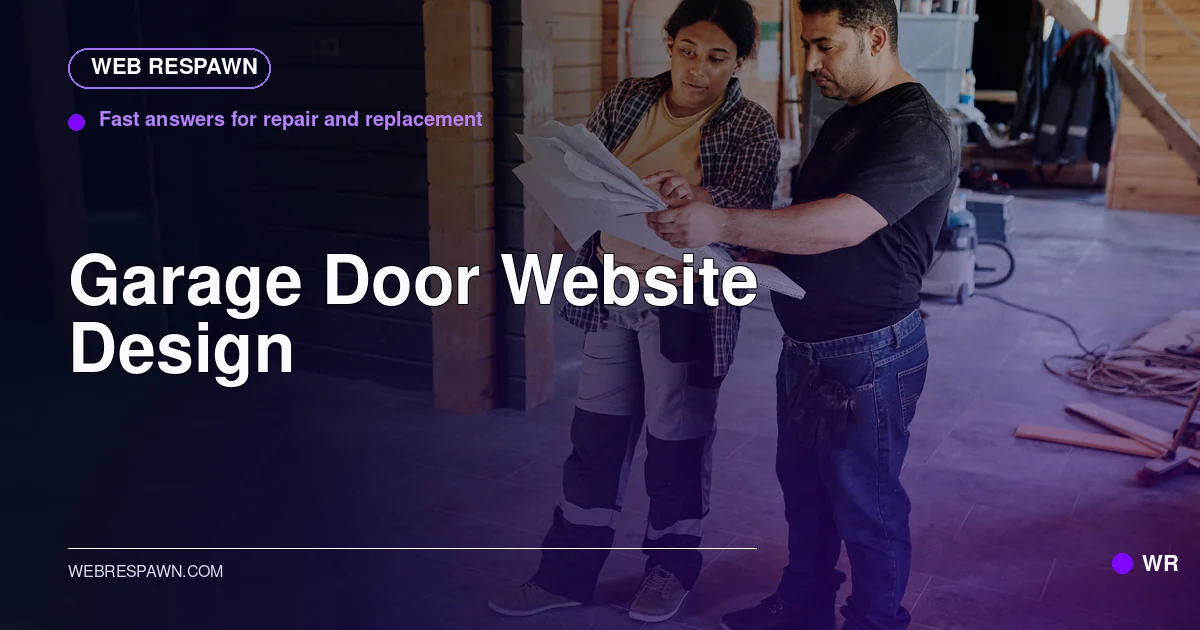 Web Respawn sharing image for /industries/garage-door-company-website-design