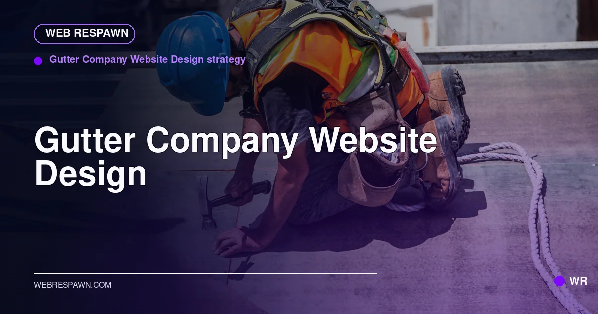 Web Respawn sharing image for /industries/gutter-company-website-design