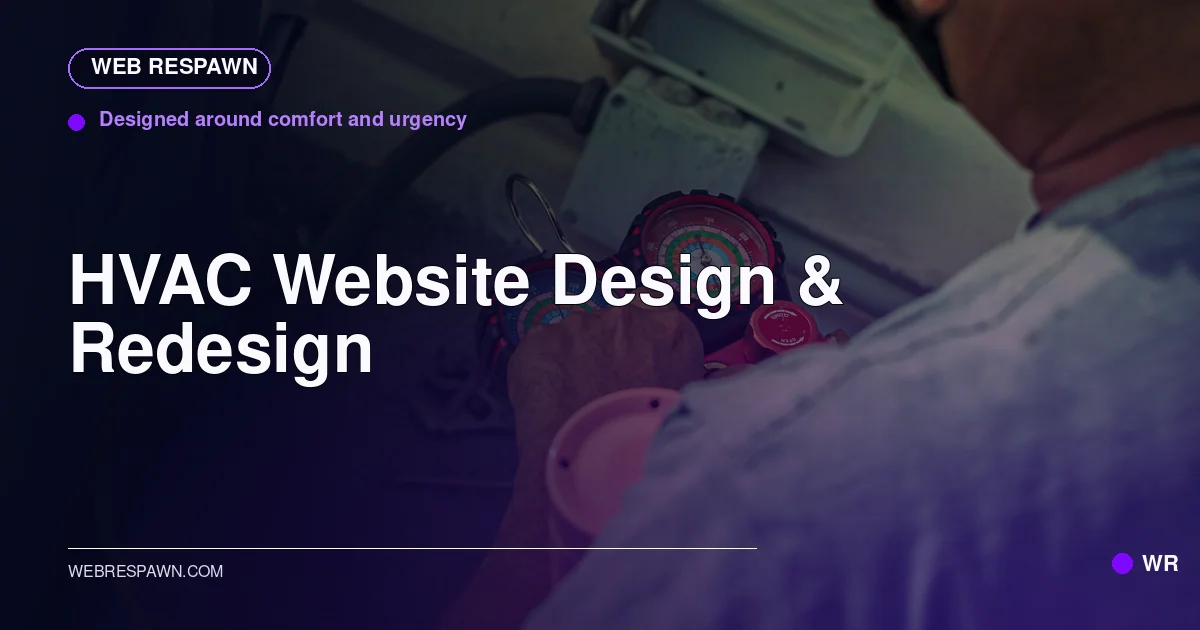 Web Respawn sharing image for /industries/hvac-website-design