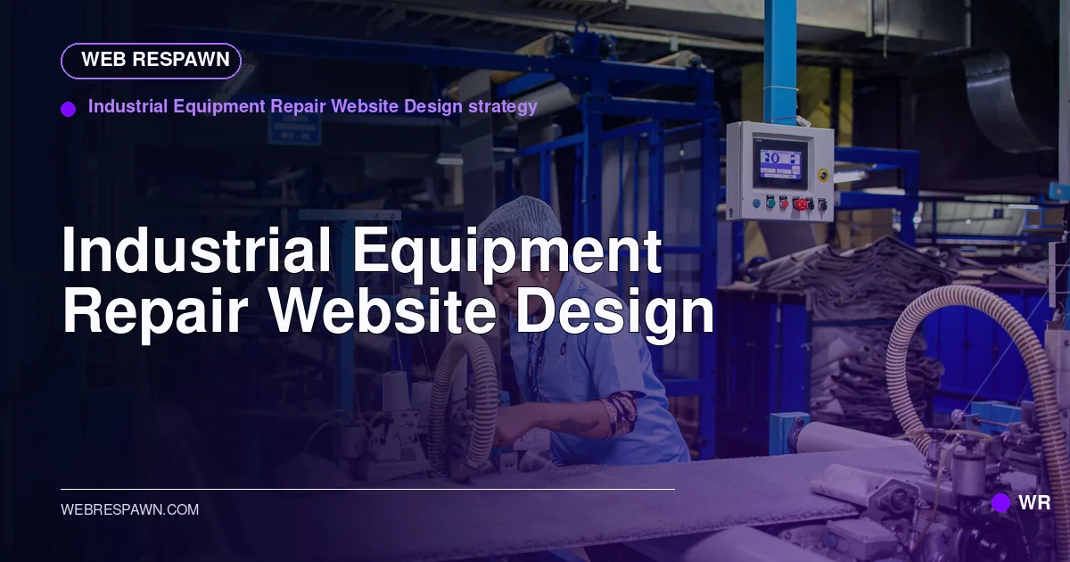 Web Respawn sharing image for /industries/industrial-equipment-repair-website-design