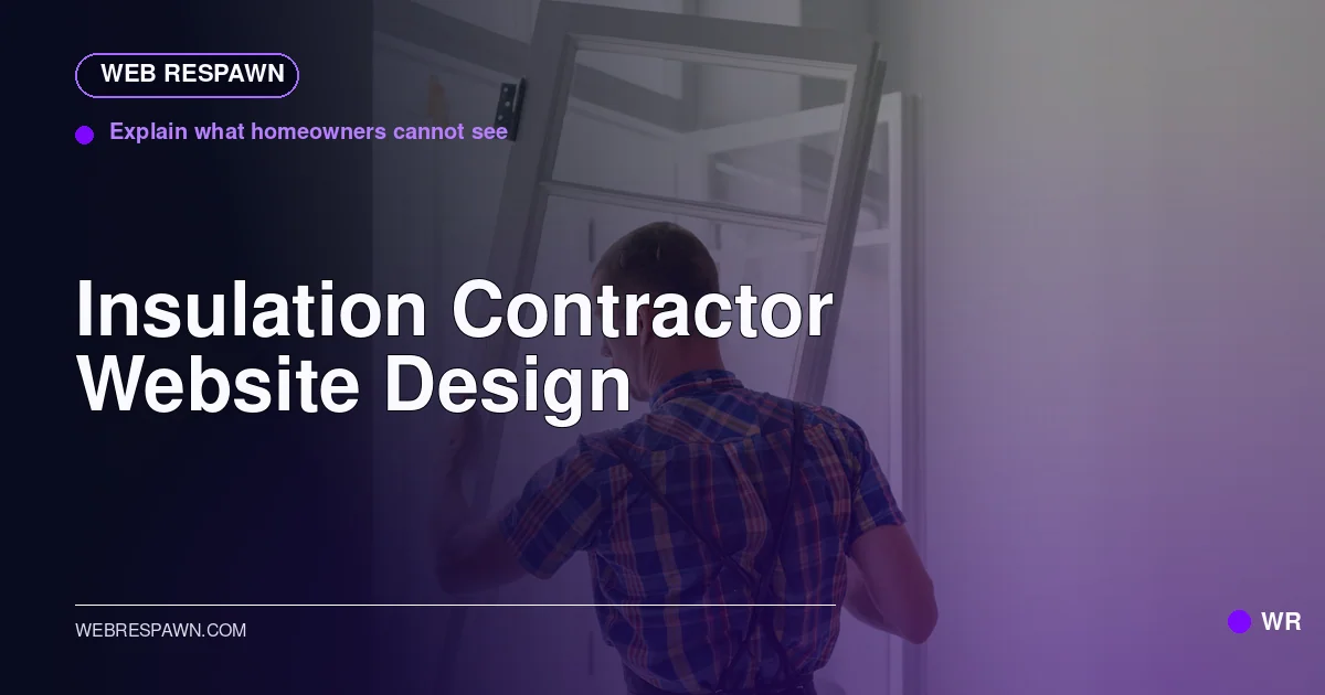 Web Respawn sharing image for /industries/insulation-contractor-website-design