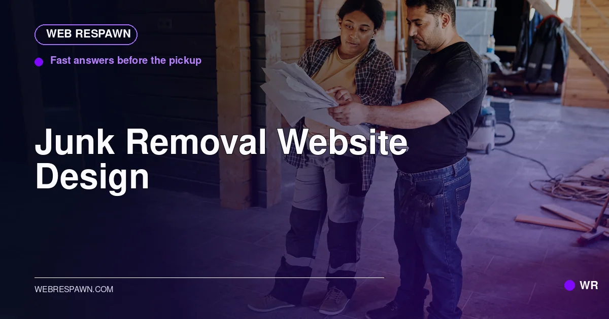Web Respawn sharing image for /industries/junk-removal-website-design