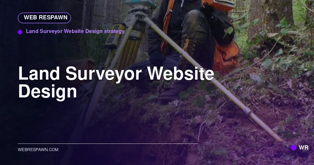 Web Respawn sharing image for /industries/land-surveyor-website-design