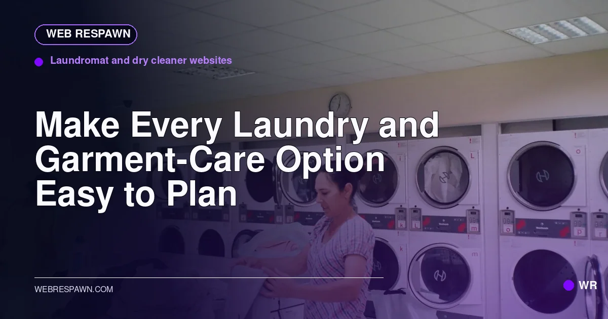 Web Respawn sharing image for /industries/laundromat-dry-cleaner-website-design