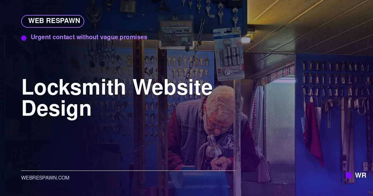 Web Respawn sharing image for /industries/locksmith-website-design