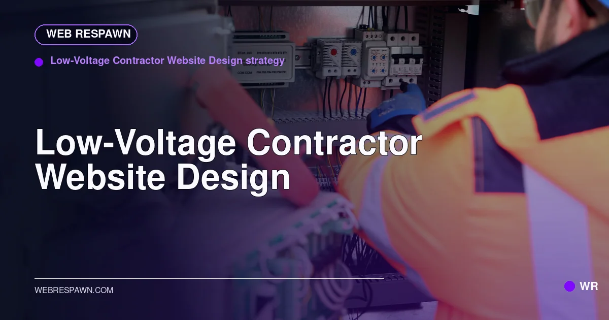 Web Respawn sharing image for /industries/low-voltage-contractor-website-design
