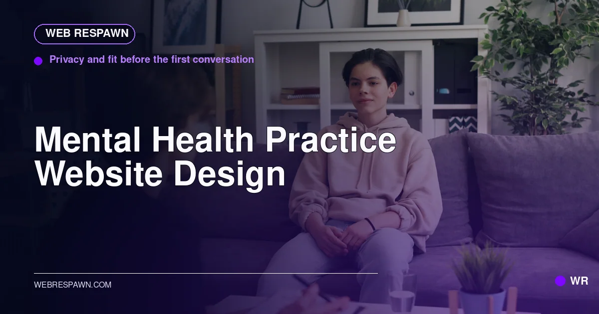 Web Respawn sharing image for /industries/mental-health-practice-website-design