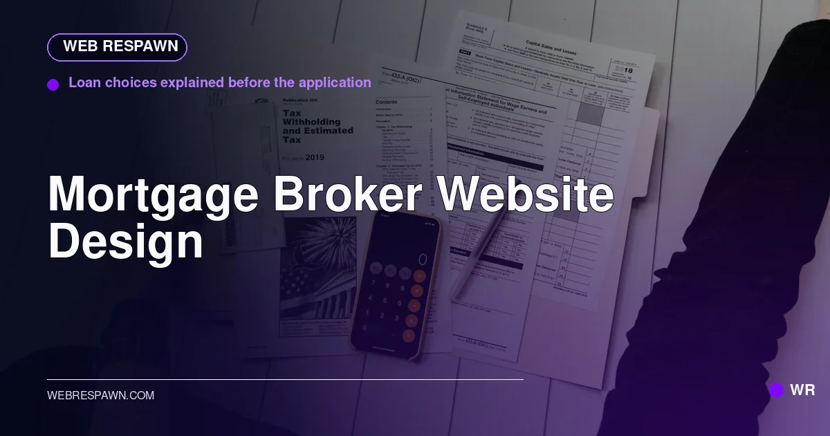 Web Respawn sharing image for /industries/mortgage-broker-website-design