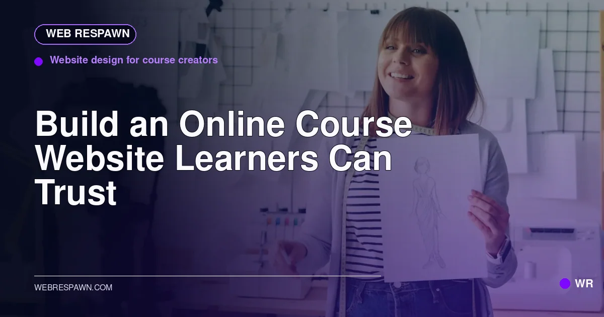 Web Respawn sharing image for /industries/online-course-creator-website-design