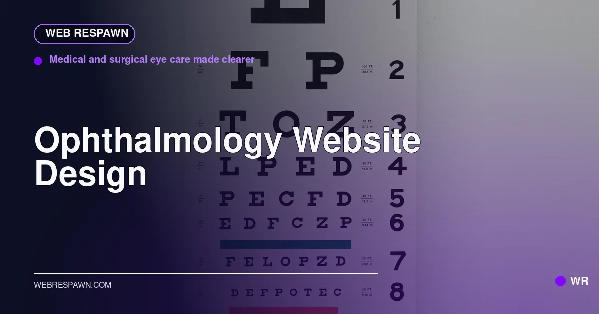 Web Respawn sharing image for /industries/ophthalmologist-website-design