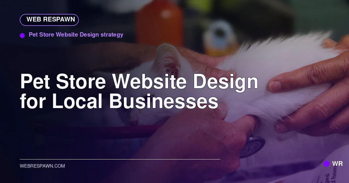 Web Respawn sharing image for /industries/pet-store-website-design