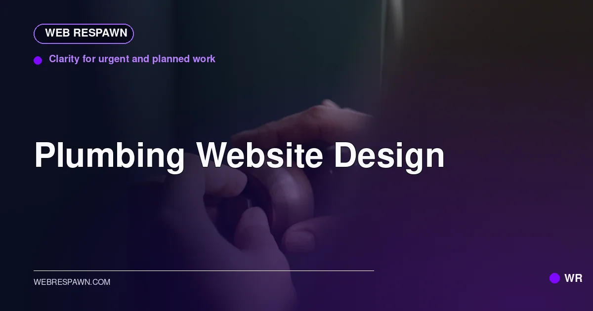Web Respawn sharing image for /industries/plumbing-website-design